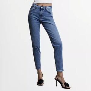 MANGO Mom Jeans High Waist Ankle | Size 6 | New With Tags